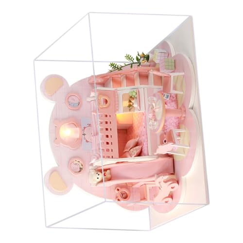 Kisangel Montieren Sie EIN Villa -Modell Hausmodell Mini-Geburtstagsgeschenk von Kisangel