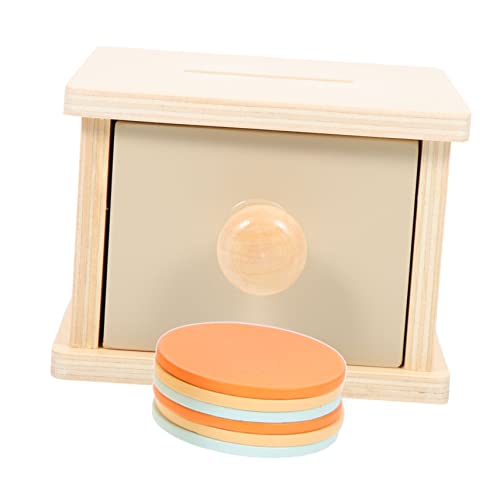 Kisangel Münzbox Kinderspielzeug Münzbehälter für Lernspielzeug für die frühe Bildung Montessori- für Kleinkinder Montessori Sensory Bin Education Toy hölzern Kisangel Münzbox Kinderspielzeug Münzbehälter für Lernspielzeug für die frühe Bildung Montessori- für Kleinkinder Montessori Sensory Bin Education Toy hölzern von Kisangel
