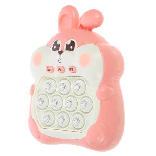Kisangel Multifunktionales Lernspielzeug Handheld Push Bubble Spiel mit Licht Stressabbau Fidget für Mädchen Jungen Rosa Kaninchen Design für Party und Alltagsentspannung Kisangel Multifunktionales Lernspielzeug Handheld Push Bubble Spiel mit Licht Stressabbau Fidget für Mädchen Jungen Rosa Kaninchen Design für Party und Alltagsentspannung von Kisangel