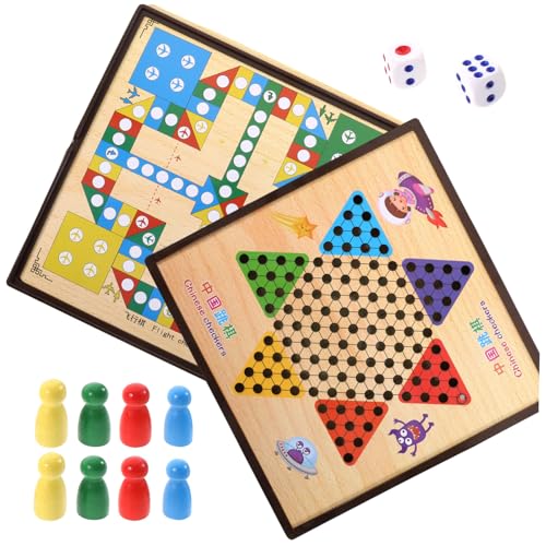 Kisangel Multifunktionales Schach und Brettspiel für Pädagogisches Lernspielzeug Glatte Oberfläche Sicher und Einfach zu Erlernen Fördert Intelligenz und Spielerischen Familienspaß von Kisangel