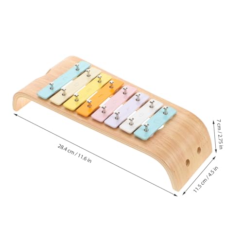 Kisangel Musikalisches Note Metallophon aus Aluminiumlegierung und Holz Langlebig Klarer Frühe Musikalische Früherziehung für Montessori Schlaginstrument für Junge Mädchen und Kleinkinder Kisangel Musikalisches Note Metallophon aus Aluminiumlegierung und Holz Langlebig Klarer Frühe Musikalische Früherziehung für Montessori Schlaginstrument für Junge Mädchen und Kleinkinder von Kisangel