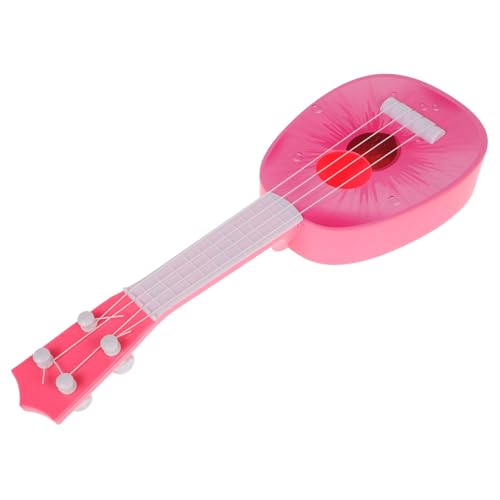 Kisangel Musikspielzeug Kindergitarre Akustik Ukulele Anfänger Kindergitarre E Gitarre Für Gitarrenspielzeug Für Musikinstrumente Instrument Musikspielzeug Kunststoff Rosa von Kisangel