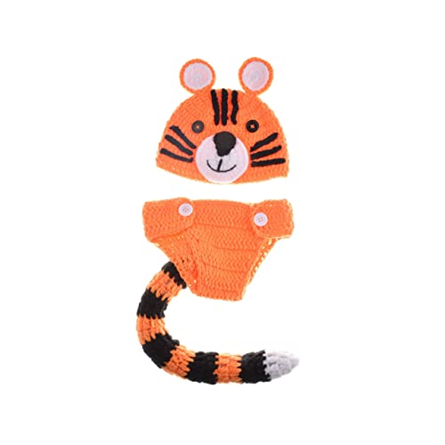 Kisangel Neugeborenen Outfit Mit Handgestrickter Tiger Mütze Und Langen Hosen Fotorequisiten Für Babyfotografie Weich Und Stilvoll Für Unvergessliche Aufnahmen Kisangel Neugeborenen Outfit Mit Handgestrickter Tiger Mütze Und Langen Hosen Fotorequisiten Für Babyfotografie Weich Und Stilvoll Für Unvergessliche Aufnahmen von Kisangel