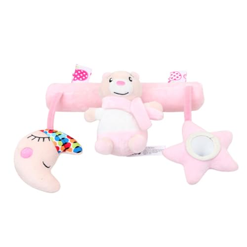 Kisangel Neugeborenen für Bett und Kinderwagen Musikbox Form Eines Rosa Bären mit Mond und Sternen Fördert und Sehentwicklung für Sichere Unterhaltung Unterwegs Kisangel Neugeborenen für Bett und Kinderwagen Musikbox Form Eines Rosa Bären mit Mond und Sternen Fördert und Sehentwicklung für Sichere Unterhaltung Unterwegs von Kisangel