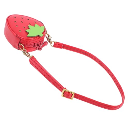 Kisangel Niedliche Erdbeer umhängetasche für Puppen Verstellbarer Schultergurt Modisches Accessoire für Puppenkleidung Kleine Fruchttasche Kisangel Niedliche Erdbeer umhängetasche für Puppen Verstellbarer Schultergurt Modisches Accessoire für Puppenkleidung Kleine Fruchttasche von Kisangel