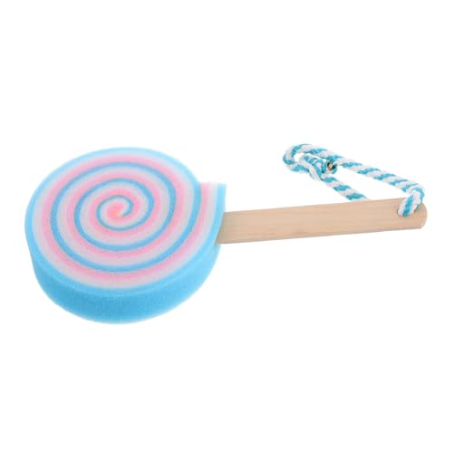 Kisangel Niedliche Lollipop -Designs Bad Schwamm Kinder Cartoon Ice Cream Duschball Kinder Badewerkzeug Weiche Peeling Body Scrubber Für Mädchen Jungen von Kisangel