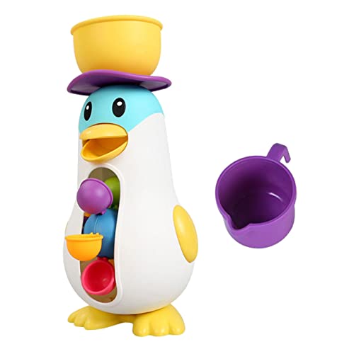 Kisangel Niedliches Teiliges Pinguin Badespielzeug für Leichter Sicherer Cartoon Badewannenspielzeug Fördert Kreativität Hand Auge Koordination für Junge Mädchen und Kleinkinder im Bad und Kisangel Niedliches Teiliges Pinguin Badespielzeug für Leichter Sicherer Cartoon Badewannenspielzeug Fördert Kreativität Hand Auge Koordination für Junge Mädchen und Kleinkinder im Bad und von Kisangel