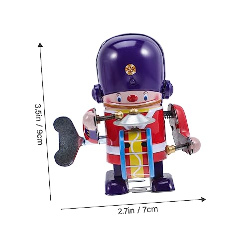 Kisangel Nostalgisches Retro Blechspielzeug Soldat Aufziehfigur Buntes Uhrwerkspielzeug Kinderhandgerecht Robustes Wind Up für Junge Mädchen und Kleinkinder von Kisangel
