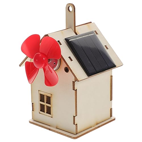 Kisangel Pädagogisches Solar bausatz Leichtes Holzmaterial Einfache Montage Solarbetriebenes Wissenschaftsspielzeug DIY Lernspielzeug für Jungen und Mädchen Fördert Naturwissenschaftliches von Kisangel