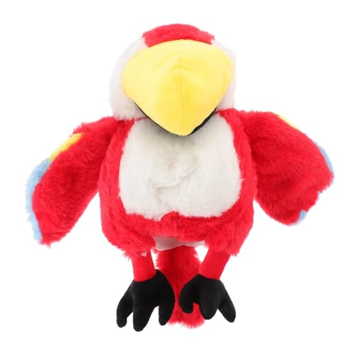 Kisangel Papagei Handpuppe Interaktive Geschichtenerzähler Für Plüschspielzeug Für Kreative Rollenspiele Leicht Und Waschbar Für Partys Und Unterhaltung von Kisangel