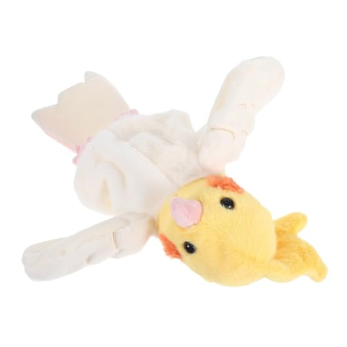 Kisangel Papageienpuppe Handpuppentier Tierpuppen Für Vogelpuppe Papagei Stofftier Papagei Plüsch Handpuppe Geschichtenerzählen Vogel Handpuppe Stofftierpuppen Yellow Pp Baumwolle von Kisangel