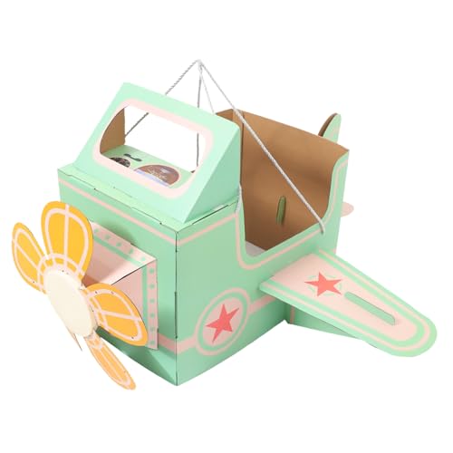 Kisangel Pappe Flugzeug Kostüm Tragbares DIY aus Karton für Kreative Rollenspiele Fördert Fantasie und Eltern Junge Mädchen Beziehung für Jungen und Mädchen Kisangel Pappe Flugzeug Kostüm Tragbares DIY aus Karton für Kreative Rollenspiele Fördert Fantasie und Eltern Junge Mädchen Beziehung für Jungen und Mädchen von Kisangel