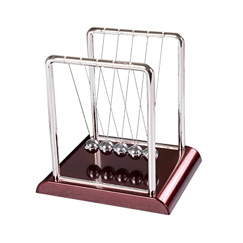 Kisangel Pendelkugel Newton Pendelkugel für Schreibtisch Dekoration Großes Design mit Sockel Zeigt Gesetze der Impulserhaltung und Energie für Büro und Zuhause Kisangel Pendelkugel Newton Pendelkugel für Schreibtisch Dekoration Großes Design mit Sockel Zeigt Gesetze der Impulserhaltung und Energie für Büro und Zuhause von Kisangel