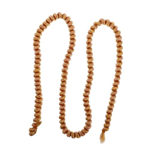 Kisangel Perücke Haare Mini-Perücken für Puppen Zubehör für die Puppenherstellung Puppenhaare selber Machen Puppe Perücke Bjd-Puppenhaare Haare für Puppen Polypropylengarn Golden von Kisangel