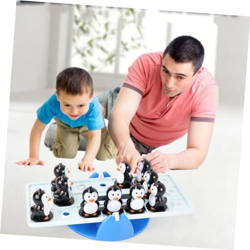 Kisangel Pinguine Wippspiel Für Interaktives Balance Mit Puzzles Fördert Kreativität Und Hand Augen Koordination Für Jungen von Kisangel