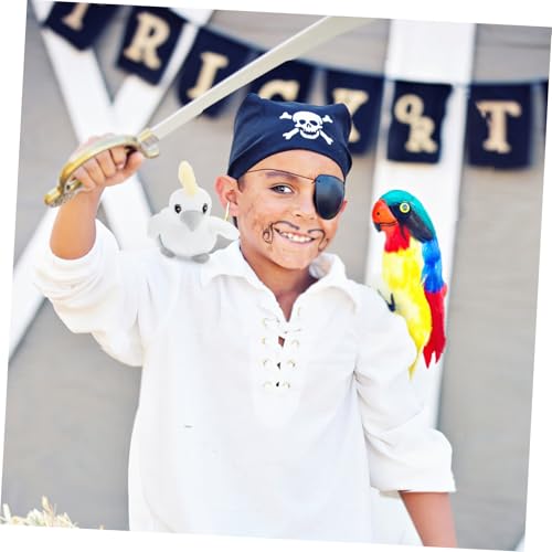 Kisangel Piraten Schulter Plüschpapagei Kuscheltier Accessoire Weicher Piratenkostüm Schmuck für Jungen Mädchen Kindergeburtstag Halloween Party Zubehör Kisangel Piraten Schulter Plüschpapagei Kuscheltier Accessoire Weicher Piratenkostüm Schmuck für Jungen Mädchen Kindergeburtstag Halloween Party Zubehör von Kisangel