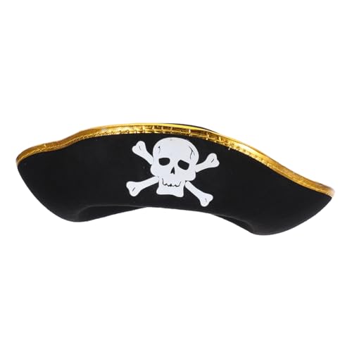 Kisangel Piratenhut aus Leichtem Filzmaterial für Karneval und Cosplay Kreatives Kostümzubehör für Themenpartys Geburtstagsfeiern und Bühnenaufführungen für Erwachsene von Kisangel