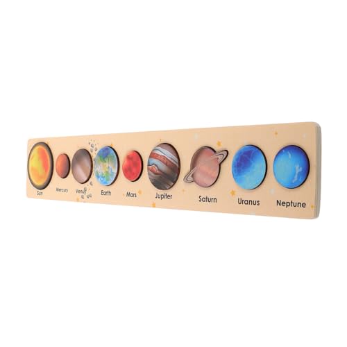 Kisangel Planeten Puzzle Puzzles Tangram Gartenarbeit Glas Schrankgriffe Staubsauger Lernspielzeug Kinderspielzeug Sonnensystem Geometrische Formen Dinosaurier Ei Planeten von Kisangel