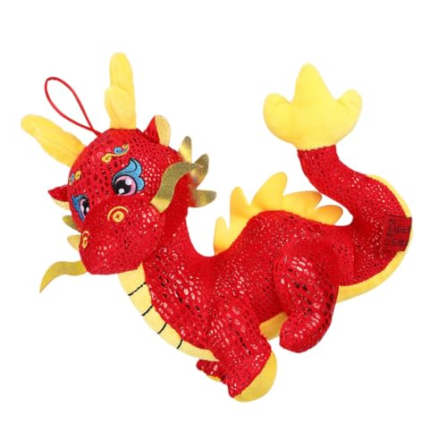 Kisangel Plüsch Drache Süßes Stofftier für Neujahr als oder Dekoration Kawaii Drachenpuppe für Zuhause Auto oder Festlichkeiten von Kisangel