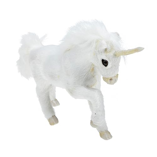 Kisangel Plüsch Einhorn Modell Realistisches Einhorn Kuscheltier für Dekoration und Bildung Vielseitig Einsetzbar als oder Wohnaccessoire Weihnachtsbaumdekoration von Kisangel