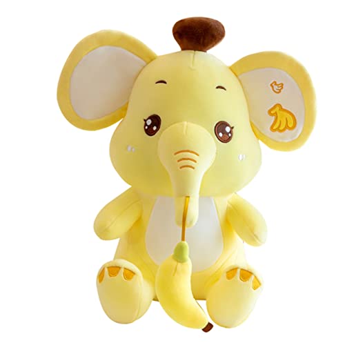 Kisangel Plüsch Elefant Kissen Flauschiges Stofftier Für Kuscheltier Und Deko Zum Umarmen Für Fotos Und Wohnaccessoire von Kisangel