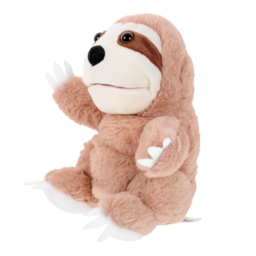 Kisangel Storytelling Puppet Hand Spielzeug Plüsch Tier Handpuppen Set Faultier Für Jungen Und Mädchen Früherziehung Spielzeug von Kisangel