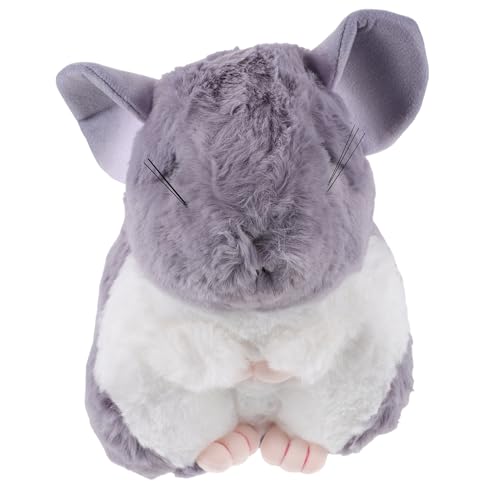 Kisangel Plüsch Hamster Kuscheltier Weiches Stofftier Kissen Niedliches für Geburtstag Deko Kuscheltier Flauschiges Hamster von Kisangel
