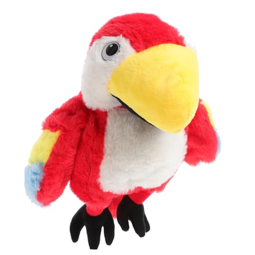 Kisangel Plüsch Handpuppe Papagei Flauschig Kuschelig Vogelform Interaktives Erzählspielzeug Pädagogisch Waschbar für Puppentheater Kisangel Plüsch Handpuppe Papagei Flauschig Kuschelig Vogelform Interaktives Erzählspielzeug Pädagogisch Waschbar für Puppentheater von Kisangel