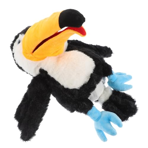 Kisangel Plüsch Vogel Handpuppe Handspielzeug Interaktives Handpuppenspiel Fantasie und Hand Auge Koordination Perfektes für Geburtstage von Kisangel