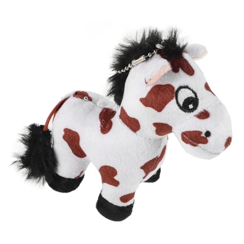 Kisangel Plüschpferd Anhänger Kleiner Plüsch Schlüsselanhänger Stofftier Schlüsselanhänger Stofftier Kawaii Plüsch Schlüsselanhänger Mini Plüschtiere Süßer Plüsch von Kisangel