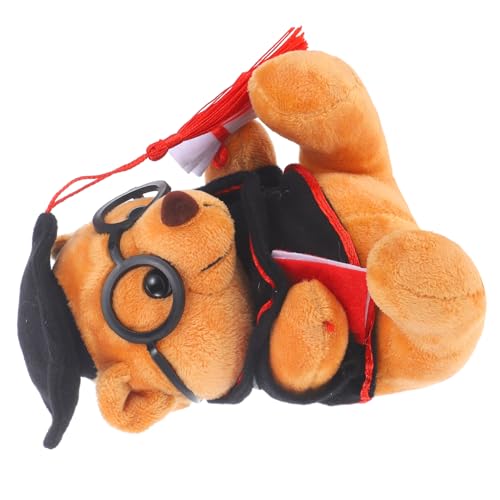 Kisangel Plüschpuppe kuschelbären Graduation Bear zum Gedenken an den Schulabschluss - Bärenplüschtier dekorativer Graduierungs-Plüschbär kleine Stoffbären PP Baumwolle von Kisangel