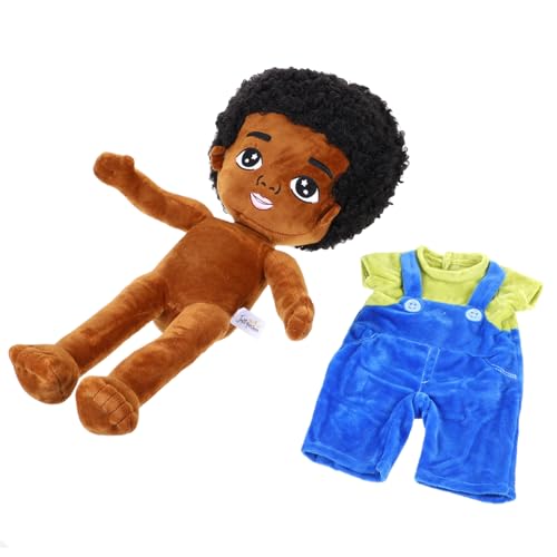 Kisangel Plüschspielzeug Afrikanischer Junge Weiche Babypuppe für Neugeborenes Vielseitig Bett und Wohnraumdekoration Sicher und Langlebig Kisangel Plüschspielzeug Afrikanischer Junge Weiche Babypuppe für Neugeborenes Vielseitig Bett und Wohnraumdekoration Sicher und Langlebig von Kisangel