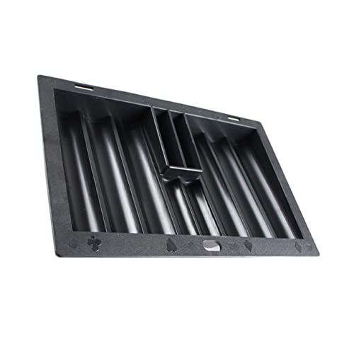 Kisangel Poker Chip Tray aus Kunststoff Organizer für Pokertisch Große Kapazität Platzsparend Sicher und Einfach zu Bedienen für Spieleabende und Aufbewahrung von Chips und Karten Kisangel Poker Chip Tray aus Kunststoff Organizer für Pokertisch Große Kapazität Platzsparend Sicher und Einfach zu Bedienen für Spieleabende und Aufbewahrung von Chips und Karten von Kisangel