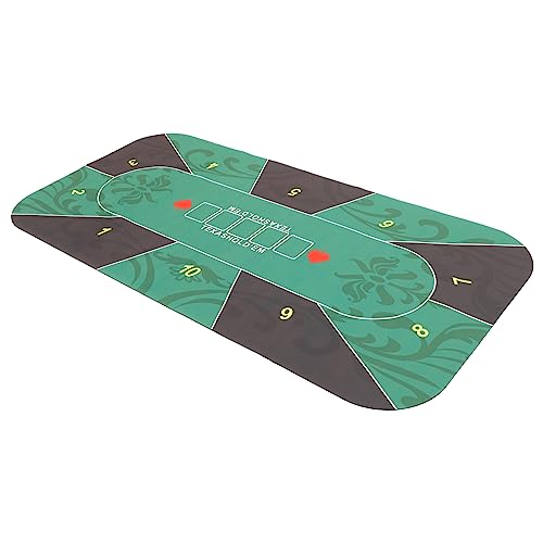 Kisangel Poker Tischmatte rutschfeste Multifunktionale Spielunterlage für Kartenspiele für Familien Gummimatte mit Beschichtung für Angenehmes Spielerlebnis Kisangel Poker Tischmatte rutschfeste Multifunktionale Spielunterlage für Kartenspiele für Familien Gummimatte mit Beschichtung für Angenehmes Spielerlebnis von Kisangel