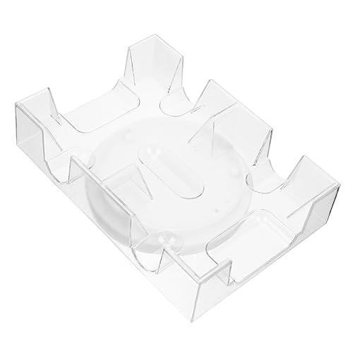 Kisangel Pokerstand Spiel Handel Decks Inhaber Sortierfach Für Sammelkarten Multi-kartenhalter Kartenhalter Stehen Kartenfach Plastik Transparent von Kisangel