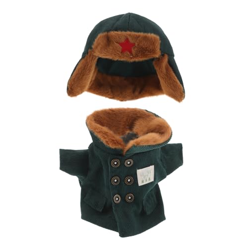 Kisangel Puppen-Armee Kostüm Weicher Wintermantel und Mütze für Süße Stoffpuppen Strapazierfähige Polyester Kleidung für Fantasievolles Ankleiden und Vielseitigen Spielspaß Grün Kisangel Puppen-Armee Kostüm Weicher Wintermantel und Mütze für Süße Stoffpuppen Strapazierfähige Polyester Kleidung für Fantasievolles Ankleiden und Vielseitigen Spielspaß Grün von Kisangel