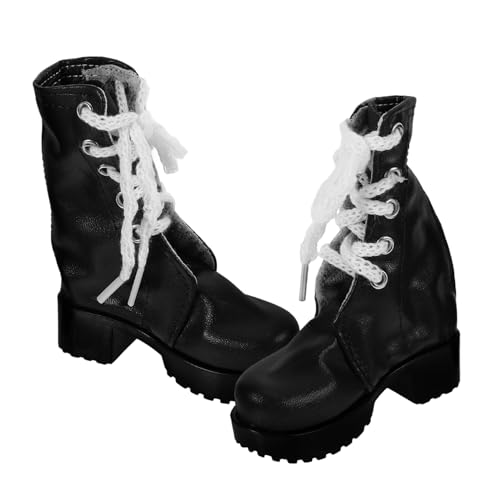 Kisangel Puppen Stiefel Miniatur Lederschuhe für Puppenhaus Dekoration Zubehör für Kreative Rollenspiele Kisangel Puppen Stiefel Miniatur Lederschuhe für Puppenhaus Dekoration Zubehör für Kreative Rollenspiele von Kisangel