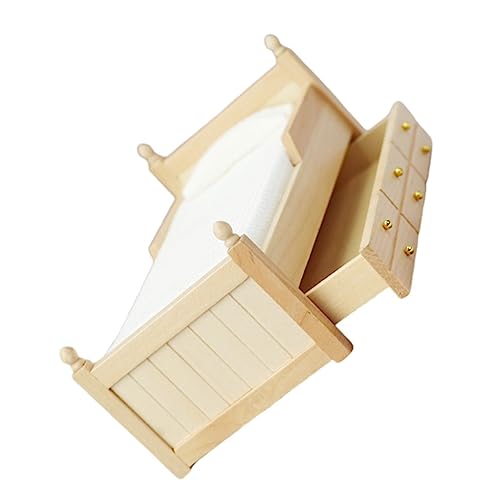 Kisangel Puppenhaus Möbel Zubehör Realistische Dekoration für Puppenhaus Mädchen DIY Schlafzimmer Szene Kisangel Puppenhaus Möbel Zubehör Realistische Dekoration für Puppenhaus Mädchen DIY Schlafzimmer Szene von Kisangel