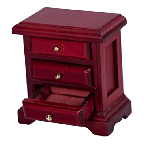 Kisangel Puppenhaus Roter Schlafzimmer Schrank Dekoratives Mini Möbel Für Dollhouse Zubehör Und Hausdekoration Kisangel Puppenhaus Roter Schlafzimmer Schrank Dekoratives Mini Möbel Für Dollhouse Zubehör Und Hausdekoration von Kisangel