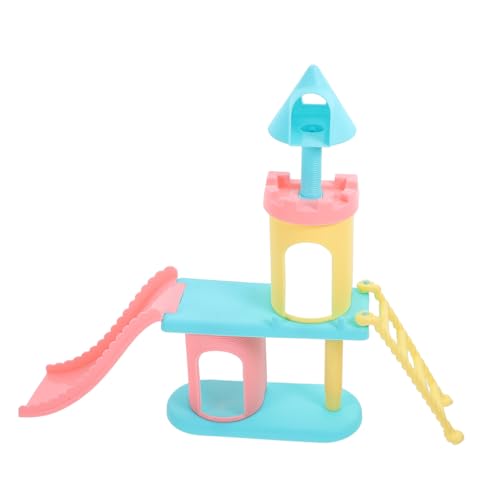 Kisangel Puppenhaus Rutschen Dekoration Ornament Spielplatz Kleine Spielplatz Modelle Wohndekor Kleine Rutschen Modelle Miniatur Mini Spielplatz Bauchmuskeln von Kisangel