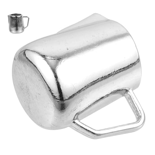 Kisangel Puppenhaus-milchaufschäumbecher Klein Winzig Krüge Zubehör Krug Schäumend Mini-kaffeetassen Mini-Espresso-Shot-tassen Mini-küchenrequisite Mini-Latte-Tasse Legierung Silver Kisangel Puppenhaus-milchaufschäumbecher Klein Winzig Krüge Zubehör Krug Schäumend Mini-kaffeetassen Mini-Espresso-Shot-tassen Mini-küchenrequisite Mini-Latte-Tasse Legierung Silver von Kisangel