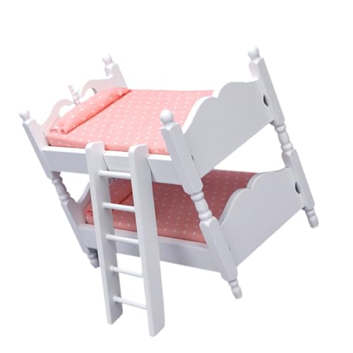 Kisangel Puppenhausmöbel Miniatur Etagenbett-Ornament Mini -spielzeugbettbetten Winziges Etagenbett Für Mini Möbelmodelle Mini House Etagenbett Mini -etagenbett Rosa Stoff Kisangel Puppenhausmöbel Miniatur Etagenbett-Ornament Mini -spielzeugbettbetten Winziges Etagenbett Für Mini Möbelmodelle Mini House Etagenbett Mini -etagenbett Rosa Stoff von Kisangel