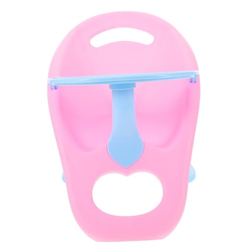 Kisangel Puppenhochstuhl für Puppen Robustes für Puppenhäuser Niedliches Design Vielseitig Einsetzbar als Tisch oder Zubehör für Rollenspiele von Kisangel