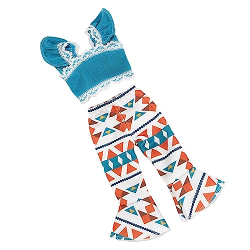 Kisangel Puppenkleidung Urlaubspuppen-Outfits Kleidung Für Puppe Puppen-Outfits Outfit Für Puppe Puppenzubehör Stoff von Kisangel