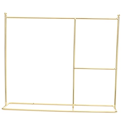 Kisangel Puppenkleidungsständer aus Goldfarbener Kleiderständer für Puppenhaus zur Aufbewahrung und Präsentation von Puppenkleidern Leicht und Tragbar Kisangel Puppenkleidungsständer aus Goldfarbener Kleiderständer für Puppenhaus zur Aufbewahrung und Präsentation von Puppenkleidern Leicht und Tragbar von Kisangel