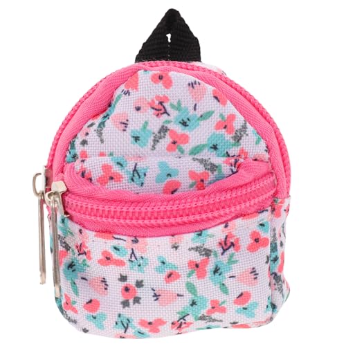 Kisangel Puppenrucksack Mini Rucksack für Puppen Dekorative Schultasche aus Robustem Polyester Tragbar für Puppenliebhaber und Sammler Zartem Blumenmuster Kisangel Puppenrucksack Mini Rucksack für Puppen Dekorative Schultasche aus Robustem Polyester Tragbar für Puppenliebhaber und Sammler Zartem Blumenmuster von Kisangel