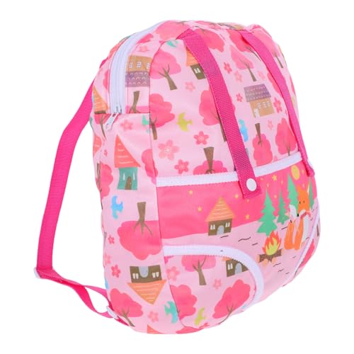 Kisangel Puppenrucksack-Tragetasche Für Mädchen Mini-Rucksack Für Puppen Reisetragetasche Aufbewahrung von Kisangel