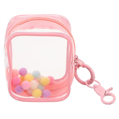 Kisangel Puppentasche Tragetasche: Transparente Spielzeug-Aufbewahrungstasche mit Schlüsselanhänger, durchsichtige Vitrine für Plüschpuppen, Doppelreißverschluss Kisangel Puppentasche Tragetasche: Transparente Spielzeug-Aufbewahrungstasche mit Schlüsselanhänger, durchsichtige Vitrine für Plüschpuppen, Doppelreißverschluss von Kisangel