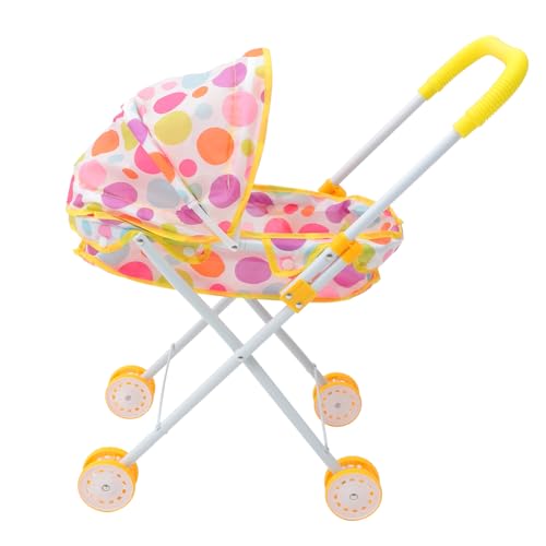 Kisangel Puppenwagen Kinderwagen für Puppenhaus Zubehör Leichte Simulation Puppenbuggy mit Stabiler Konstruktion Fördert Kreativität und Rollenspiel für Ab Jahren Kisangel Puppenwagen Kinderwagen für Puppenhaus Zubehör Leichte Simulation Puppenbuggy mit Stabiler Konstruktion Fördert Kreativität und Rollenspiel für Ab Jahren von Kisangel