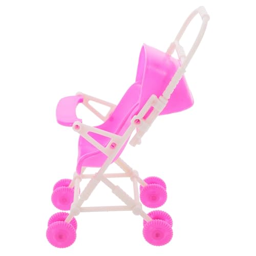 Kisangel Puppenwagen für Leichter Puppenbuggy mit Kreativen Designs für Puppenhaus Rollenspiele Fördert die Praktischen Fähigkeiten und Hand Auge Koordination Perfektes von Kisangel